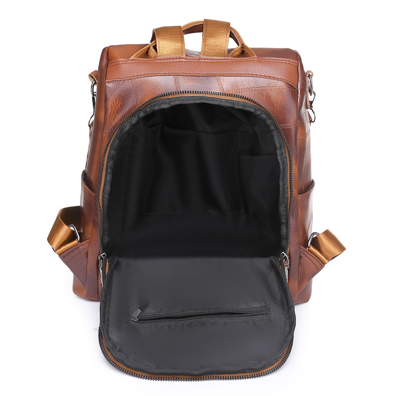 Női hátizsák Divat iskolatáska lányoknak Kiváló minőségű szabadidős válltáska Sac A Dos Vintage hátizsák női bőrtáska