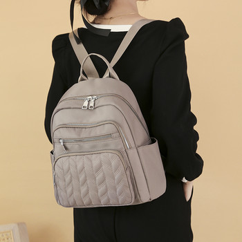 Γυναικεία αδιάβροχη σχολική τσάντα SEETIC Casual Oxford Backpack Γυναικεία Γυναικεία τσάντα ταξιδιού μονόχρωμη μονόχρωμη τσάντα πλάτης με πολλές τσέπες