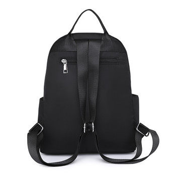 SEETIC Ежедневна раница Oxford Дамска водоустойчива ученическа чанта Качествена дамска чанта за пътуване Едноцветна раница с множество джобове Дамска