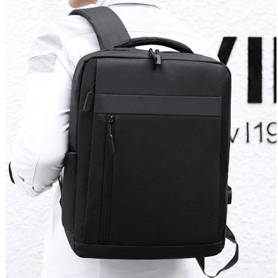 Meeste seljakott, multifunktsionaalne USB-laadimiskott meeste ärisülearvuti seljakott 15,6 tolli veekindel reisiseljakott Mochila