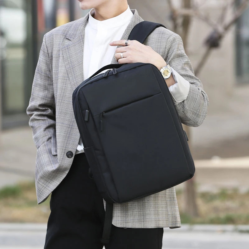 USB uzlādes mochila mugursoma vīriešiem Daudzfunkcionālas ūdensnecaurlaidīgas somas klēpjdators mugursoma vīriešu biznesa pretaizdzīšanas soma Skolas soma