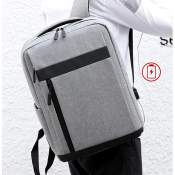 Business Laptop Backpack Πολυλειτουργικές αδιάβροχες τσάντες για γυναίκες και άνδρες USB τσάντα φόρτισης αντικλεπτικό σχολικό σακίδιο πλάτης mochila