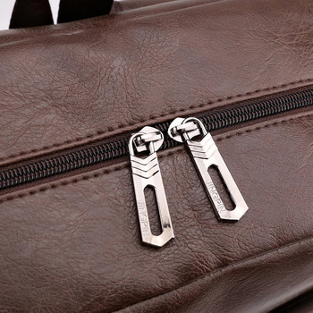 Мъжка раница Многофункционална PU кожена чанта за лаптоп Водоустойчива чанта за тетрадка Ученически чанти против кражба Раница Mochila