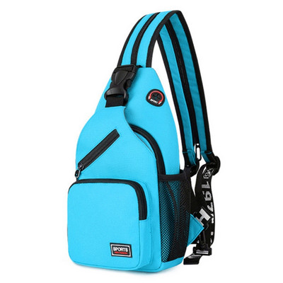 Unisex Small Sling seljakott mitmeotstarbeline veekindel Crossbody õlakott Rinnakott Reisimatkale Suure mahutavusega päevakott