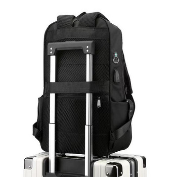 Νέο σακίδιο φορητού υπολογιστή Αντικλεπτικά αδιάβροχα σχολικά σακίδια φόρτισης USB Ανδρική τσάντα πλάτης Ταξίδι Daypacks Σακίδιο αναψυχής Mochila