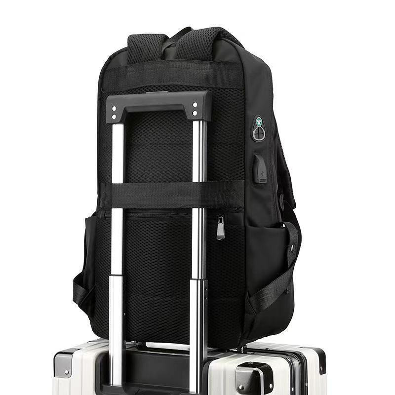 Rucsac nou pentru laptop Rucsac antifurt impermeabil pentru școală, încărcare USB, pentru bărbați, rucsac de călătorie, rucsac pentru petrecere a timpului liber Mochila