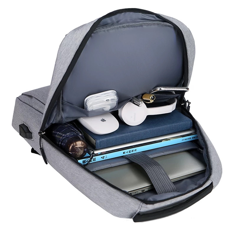 Modni ruksak za prijenosno računalo od 16 inča, veliki kapacitet, USB punjenje, vodootporna aktovka za prijenosno računalo, torba za računalo, protuprovalna ruksak Mochila