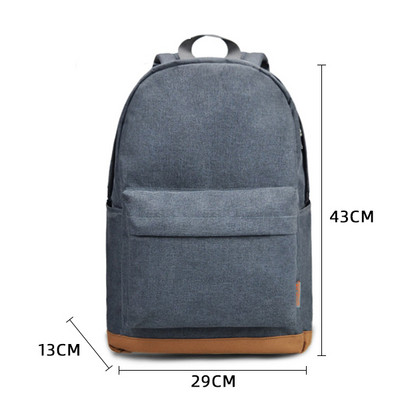 TINYAT Férfi 15 hüvelykes laptop hátizsákok számítógépes férfi iskolai hátizsákok Hátizsákok szabadidő tinédzsereknek Utazás Váll Mochila Gray