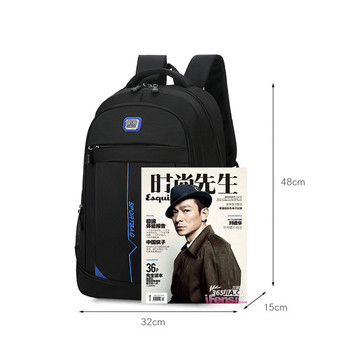 Νέα τσάντα πλάτης Ανδρική τσάντα ταξιδιού ανδρική μόδας αναψυχής Μαθητική Σχολική τσάντα υψηλής χωρητικότητας