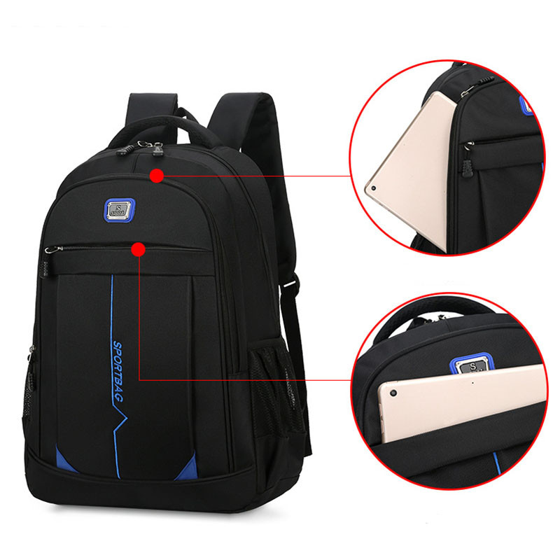 Rucsac nou Rucsac pentru computer pentru timpul liber pentru bărbați ghiozdan de mare capacitate pentru studenți Geantă de călătorie în aer liber