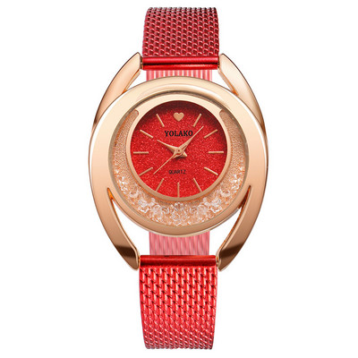 Κορυφαία επώνυμη γυναικεία περιστασιακή ζώνη χαλαζία από πλαστικό δέρμα Νέο ρολόι με λουράκι Αναλογικό ρολόι καρπού Βραχιόλι διαμαντένιο γυναικείο ρολόι πολυτελείας