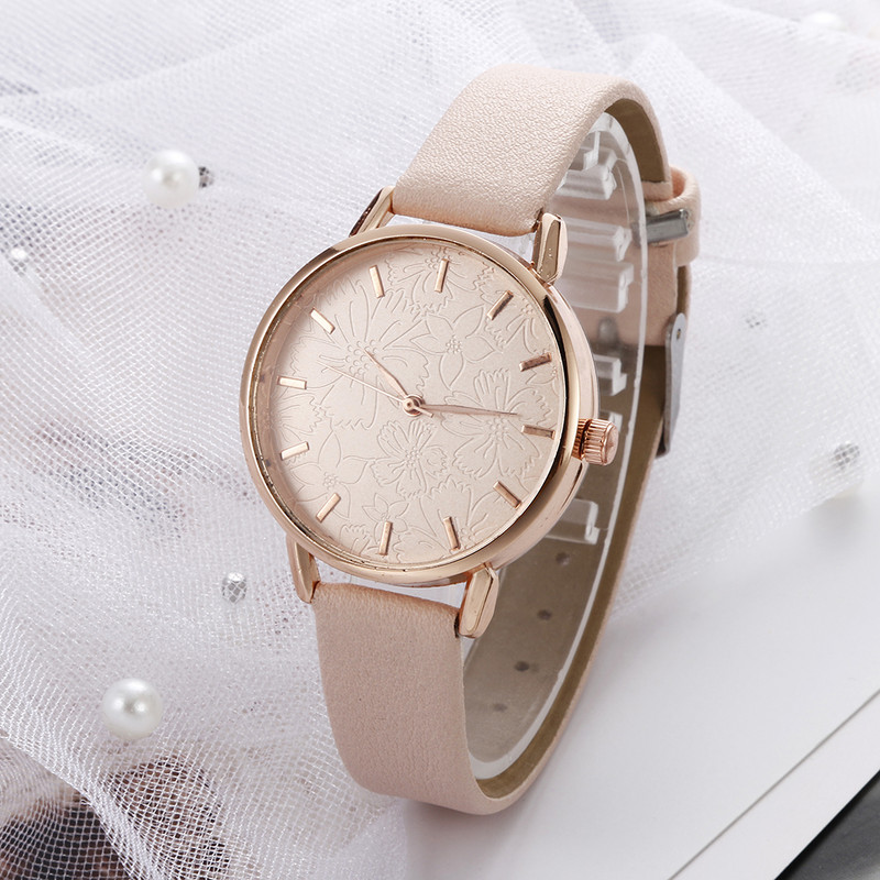 2022. gada ikdienišķi ziedu kvarca pulksteņi sievietēm Stilīgi balti ar rokassprādzes Sieviešu pulksteņi Kleita Radošs Pulkstenis Rokas pulksteņi Reloje Mujer