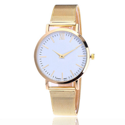 Páros karóra divatos fekete kvarc óra férfi női hálós rozsdamentes acél óraszíj Kiváló minőségű alkalmi karóra ajándék nőknek