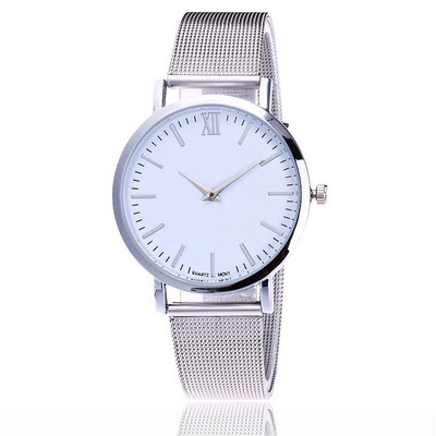 Páros karóra divatos fekete kvarc óra férfi női hálós rozsdamentes acél óraszíj Kiváló minőségű alkalmi karóra ajándék nőknek