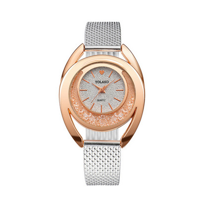 Pulkstenis Sieviešu kleita Nerūsējošā tērauda siksniņa Analogie kvarca rokas pulksteņi Modes Luksusa Sieviešu Zelta rozes Zelta pulksteņi Analogie pulksteņi