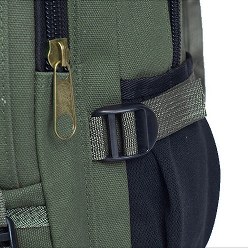Kültéri utazó hátizsák Férfi szabadidő túrázás vászon hátizsák Nagy kapacitású tároló hátizsák férfi hegymászó kempingtáska iskolatáska