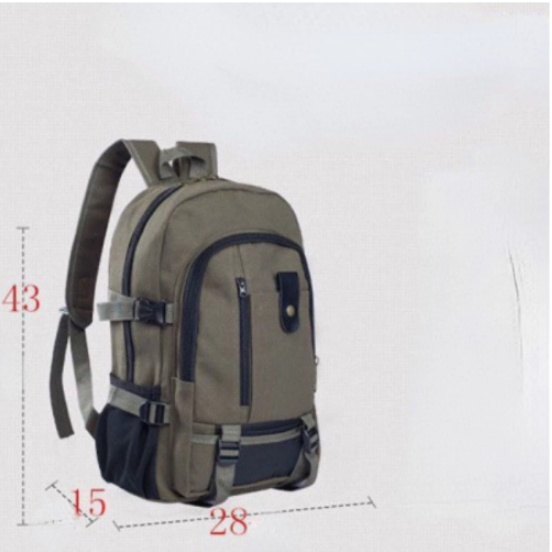 Kültéri utazó hátizsák Férfi szabadidő túrázás vászon hátizsák Nagy kapacitású tároló hátizsák férfi hegymászó kempingtáska iskolatáska