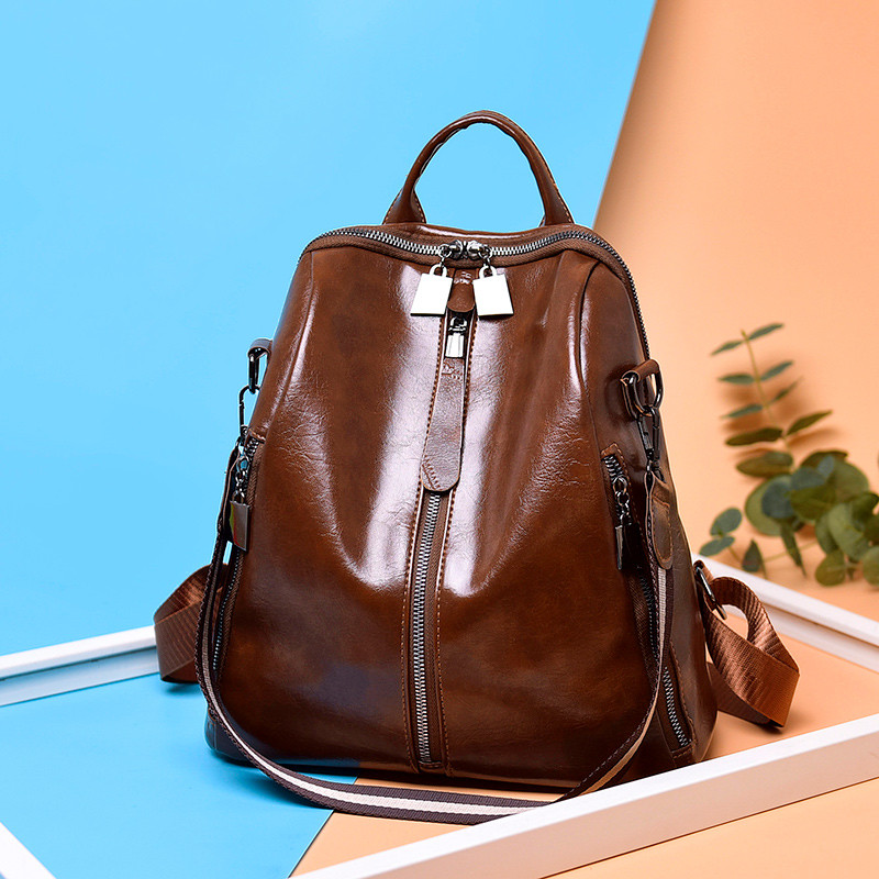 Női bőr hátizsákok kiváló minőségű 2023 női vintage hátizsák utazó válltáska Mochilas Feminina iskolatáskák lányoknak