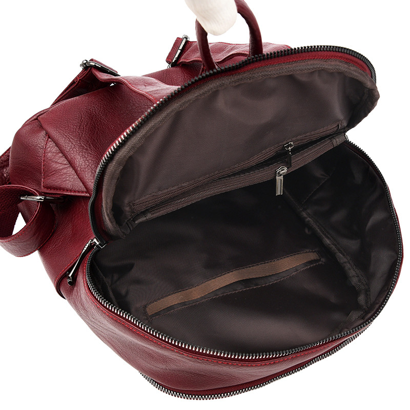 Jaunas sieviešu ādas mugursoma Preppy vintage sieviešu soma Sac A Dos mochila mujer Ceļojumu mugursoma skolas somas pusaudžu meitenēm