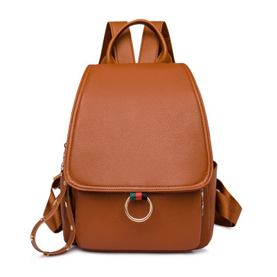 Női vintage hátizsák lányoknak Iskolatáska Utazótáska Női Sac A Dos Hátizsák Új női Kiváló minőségű bőr hátizsákok