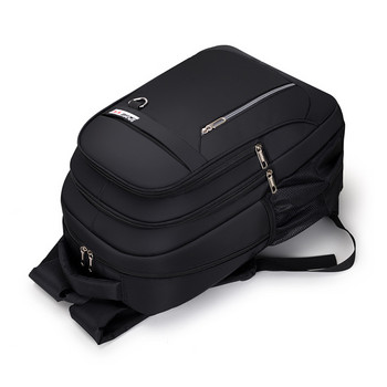 Ανδρικό σακίδιο πλάτης ταξιδιού Μαύρη αδιάβροχη σχολική τσάντα Oxford casual τσάντα πλάτης μεγάλης χωρητικότητας Επαγγελματικές τσάντες υπολογιστή