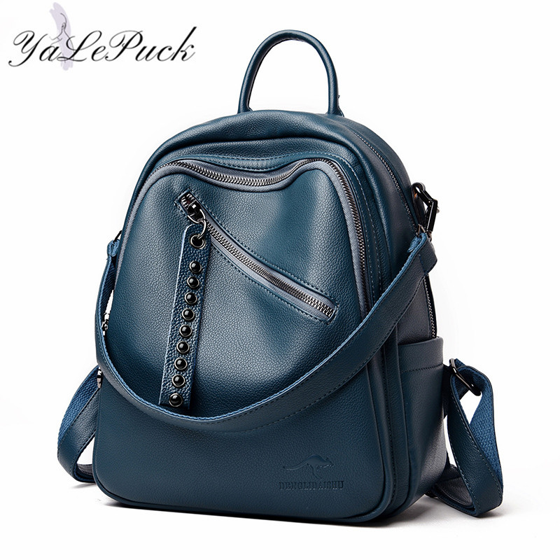 2023 rucsacuri noi din piele de înaltă calitate pentru femei rucsac de călătorie de mare capacitate Mochilas genți de școală pentru adolescente geantă de umăr