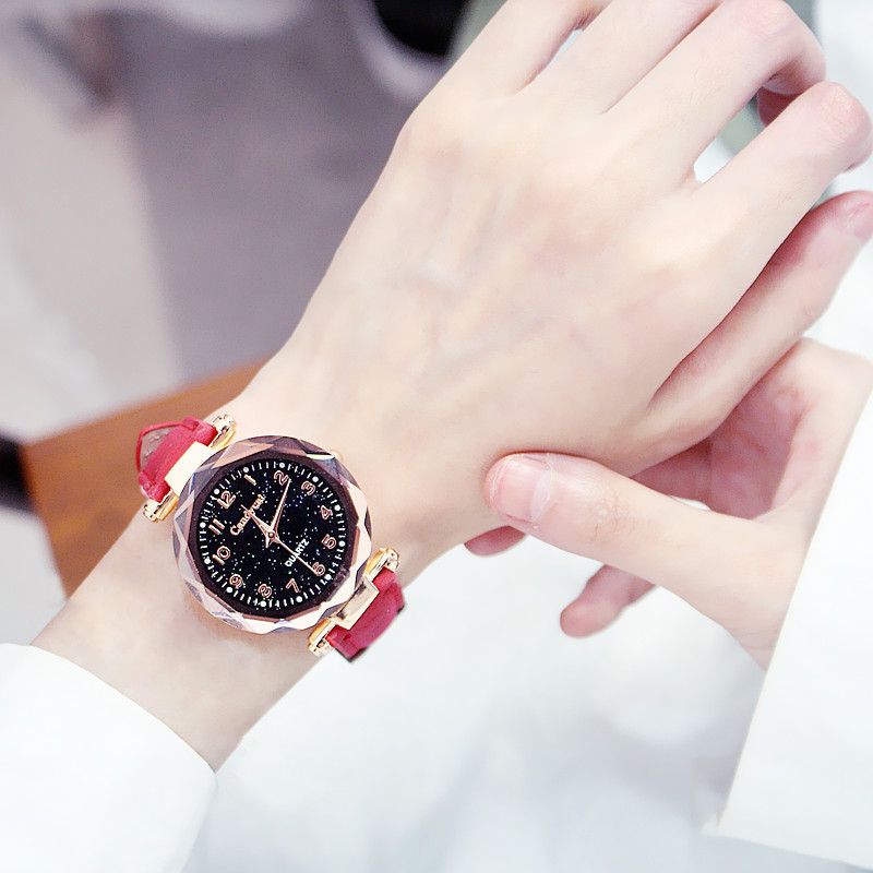 Bőr kvarc női óra Női divatóra Női karóra Óra relogio feminino óra reloj mujer saati