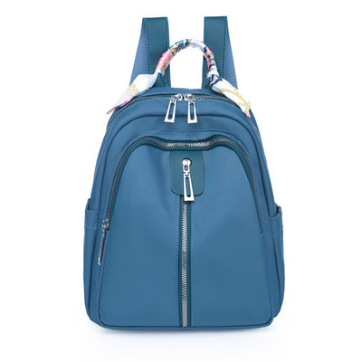 Lielas ietilpības sieviešu mugursoma ar lenti, ūdensnecaurlaidīga auduma liela sieviešu plecu soma, liela ietilpība, vienkārša stila ikdienas ceļojumu soma