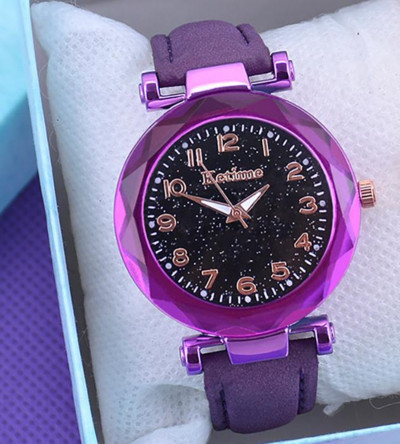 Μόδα γυναικεία ρολόγια Starry Sky Dial Γυναικεία ρολόγια Quartz Σετ βραχιόλι