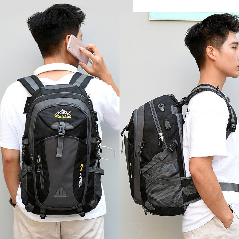 Rucsac antifurt pentru alpinism, impermeabil pentru bărbați, genți de sport pentru călărie, rucsacuri de călătorie pentru camping în aer liber, geantă de drumeții pentru alpinism pentru bărbați