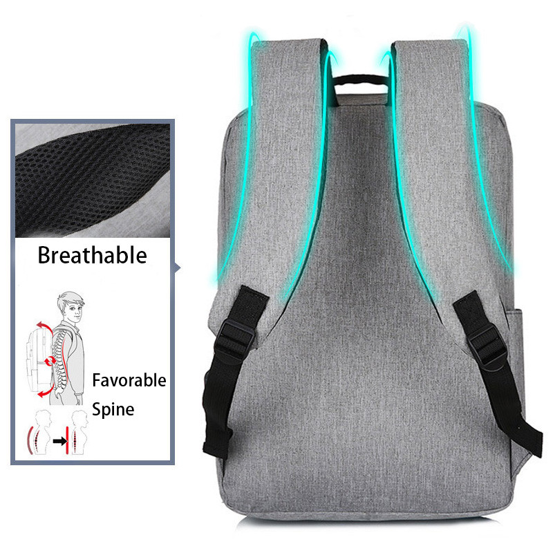 Új lopásgátló USB laptop hátizsák férfi stílusos iskolai táskák alkalmi férfi táska utazó hátizsák üzleti számítógépes hátizsákok unisex