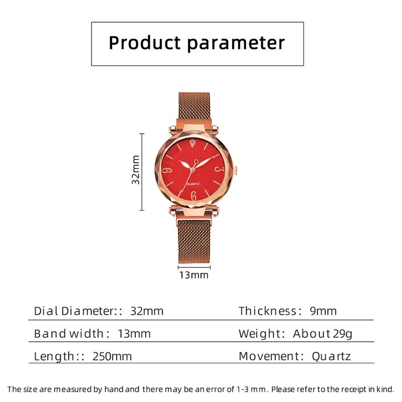 Reloj Mujer 2023. gada luksusa modes sieviešu rokassprādzes kvarca pulkstenis. Vienkāršs sieviešu rozā zelta sieta jostas magnētiskais pulkstenis Relogio Feminino