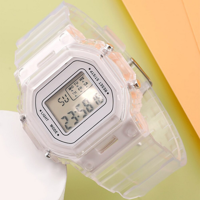 LED digitális karóra férfiaknak női sport hadsereg katonai szilikon óra elektronikus óra Hodinky Reloj Hombre