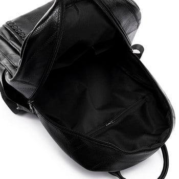 Дамски висококачествени ученически чанти от мека кожа за тийнейджърки Sac A Dos Travel раница Новата премиум PU дамска раница