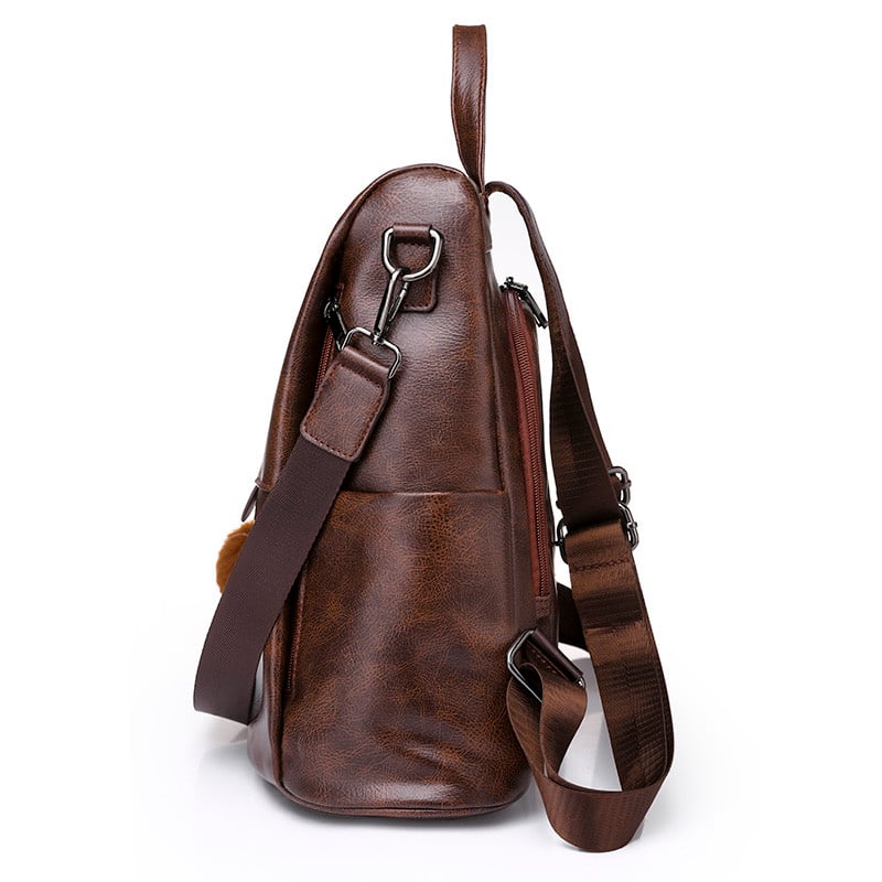 Rucsacuri din piele de calitate pentru femei pentru fete Sac A Dos Rucsac casual negru Rucsac vintage Genți de școală pentru fete Mochila