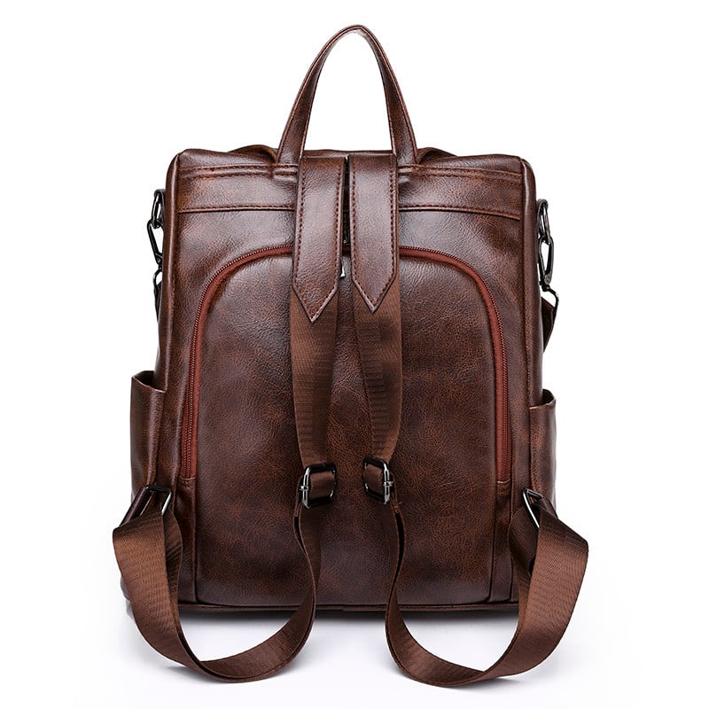 Rucsacuri din piele de calitate pentru femei pentru fete Sac A Dos Rucsac casual negru Rucsac vintage Genți de școală pentru fete Mochila