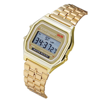 Γυναικείο Ανδρικό ρολόι Unisex Χρυσό Ασημί Μαύρο Vintage LED Ψηφιακά Αθλητικά Στρατιωτικά Γυναικεία ρολόγια χειρός Ηλεκτρονικό ψηφιακό δώρο