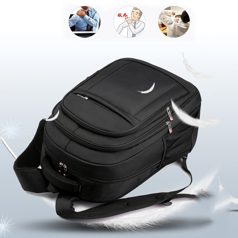 Mees suure mahutavusega reisi õla seljakott Bussiness sülearvuti kotid Nailon kooli seljakott