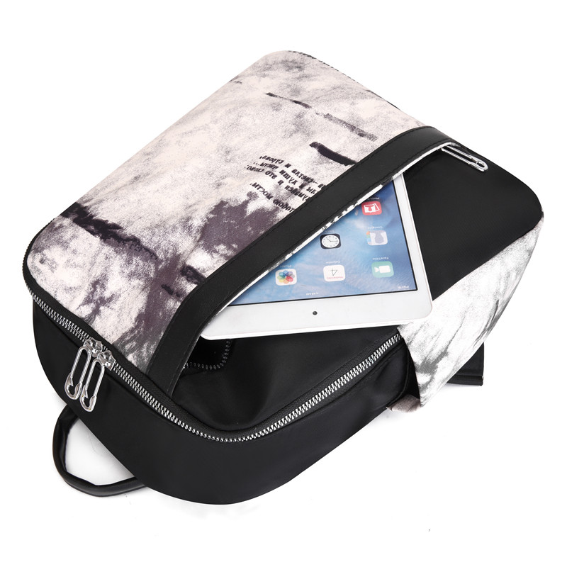 Rucsac cu design retro imprimat pentru femei celebre, de capacitate mare, antifurt, anti stropire, geantă oxford de înaltă calitate.