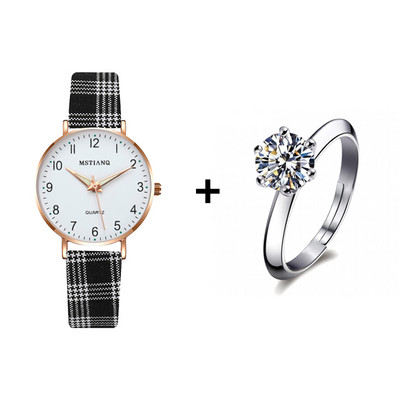 2023. aasta uus käekell, naiste mood, vabaaja nahast vöökellad, lihtsad naiste väikese numbrilauaga kvartskell Kleit käekellad Reloj Mujer