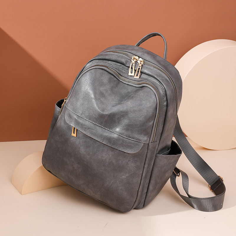 Geantă de umăr pentru petrecerea timpului liber de înaltă calitate Sac A Dos Rucsac vintage pentru femei Geanta din piele Pu Rucsac pentru femei Geantă de școală de modă pentru fete