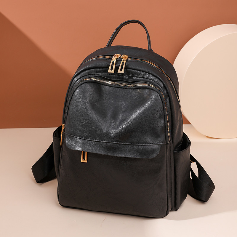 Geantă de umăr pentru petrecerea timpului liber de înaltă calitate Sac A Dos Rucsac vintage pentru femei Geanta din piele Pu Rucsac pentru femei Geantă de școală de modă pentru fete