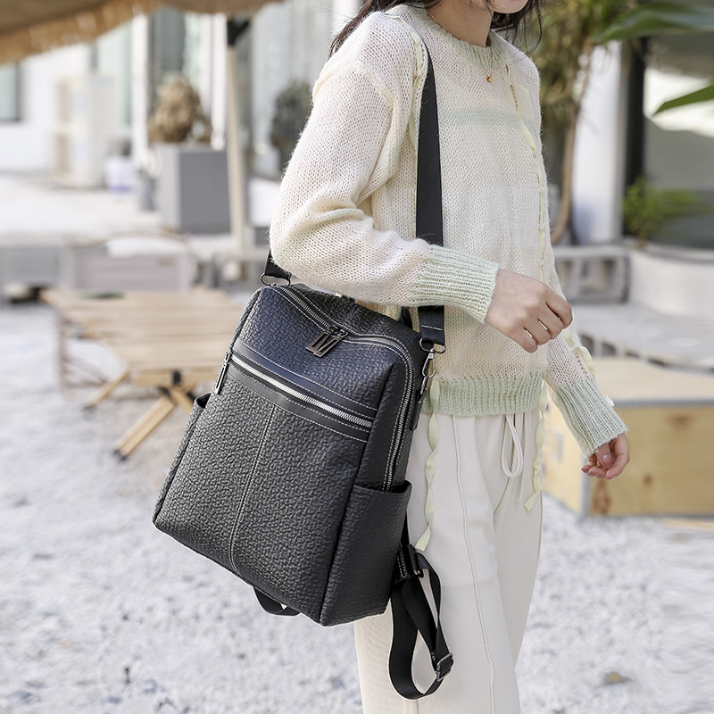 Vintage sieviešu plecu somas Ikdienas ceļojumu sieviešu somas Mochilas skolas somas Jaunas augstas ietilpības sieviešu mīkstas ādas mugursomas