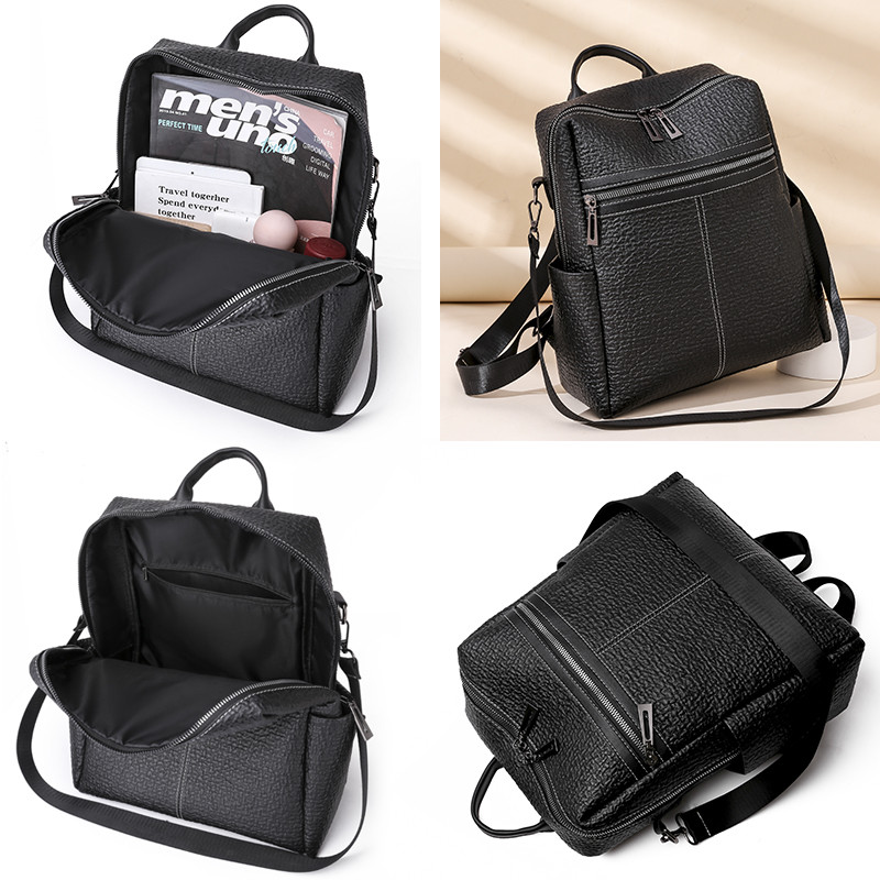 Vintage sieviešu plecu somas Ikdienas ceļojumu sieviešu somas Mochilas skolas somas Jaunas augstas ietilpības sieviešu mīkstas ādas mugursomas