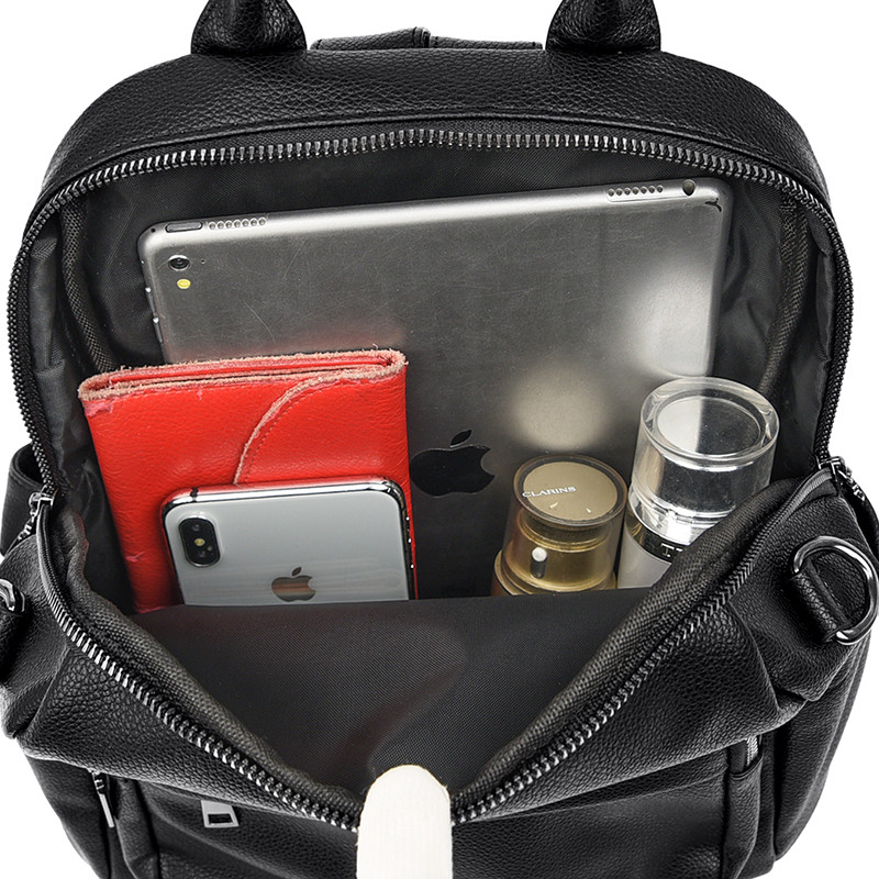 Teismelistele tüdrukutele Naiste kooli õlakott Mochila New Fashion naiste seljakott Kvaliteetsed noorte nahast seljakotid