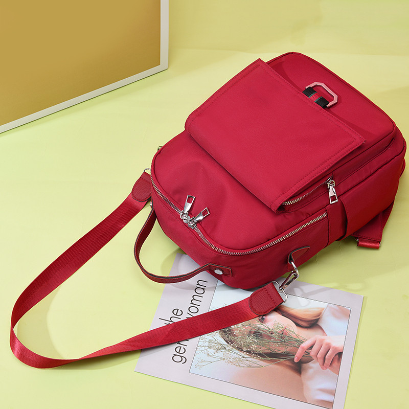 Rucsac de modă Rucsac impermeabil pentru femei Geantă de umăr din pânză Oxford Tendință pentru femei Rucsac mare de școală Adolescent Student