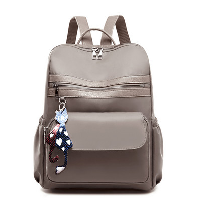 Női hátizsák alkalmi új trend női hátizsák iskolatáskák tinédzser diák női válltáska egyszínű hátizsák nylon szövet