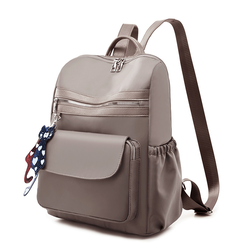 Női hátizsák alkalmi új trend női hátizsák iskolatáskák tinédzser diák női válltáska egyszínű hátizsák nylon szövet