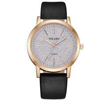 Нов часовник 2022 г. Дамски модни ежедневни часовници с кожен колан Обикновени дамски часовници с малък циферблат, кварцов часовник, рокля, ръчни часовници Reloj Mujer