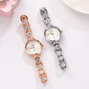 Vente Chaude De Mode De Luxe Femmes Montres Femmes Βραχιόλι Montre Ρολόι Crystal Diamond από ανοξείδωτο ατσάλι Γυναικεία ρολόγια πολυτελείας